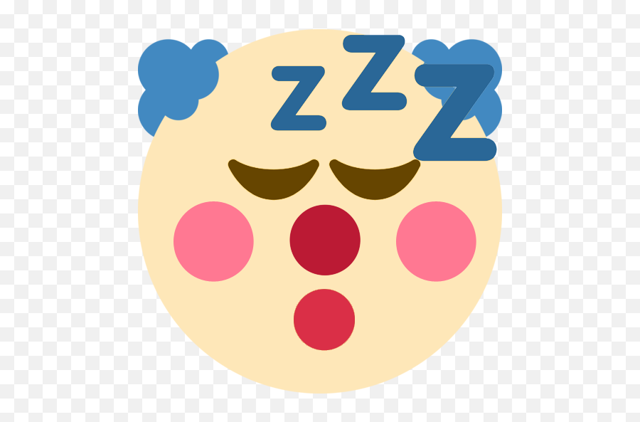 Clownsleepy - Clown Emoji Discord Transparent,Sleep Emoji Png