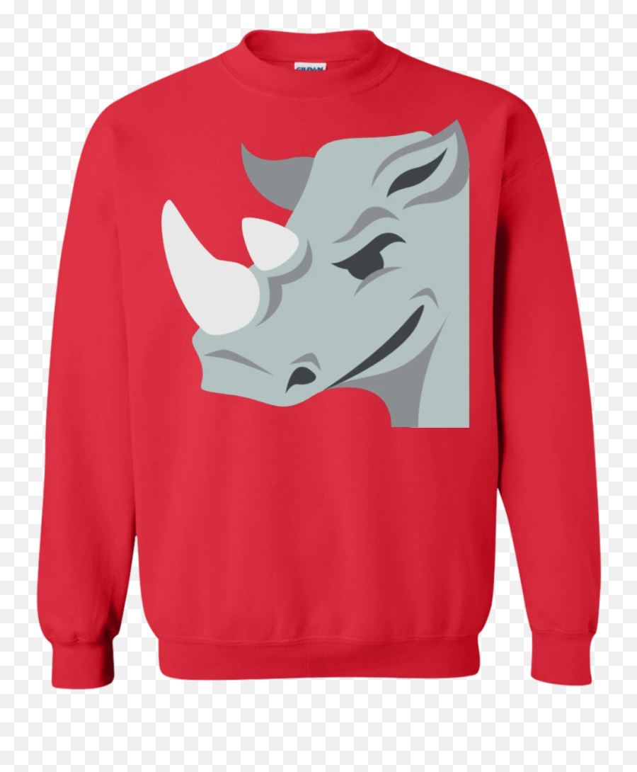 Rhino Emoji Sweatshirt - Sweater,Rhino Emoji