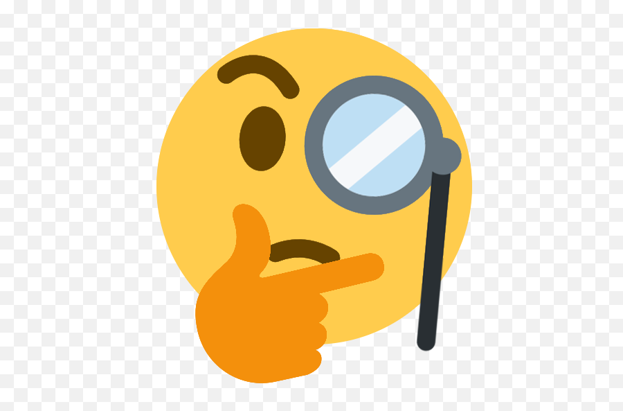 Thinking Emoji Sticker Thought Discord - Thinking Emoji Transparent Background,Thinking Emoji