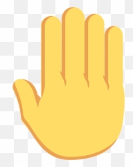 Emojione 1f91a - Medium Light Skin Tone