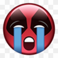 2016 Deadpool Epic Emoji Sad Tears Of Ugly Facenes - Emoji Deadpool Transparent,Deadpool Emoji