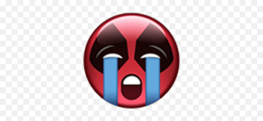 2016 Deadpool Epic Emoji Sad Tears Of Ugly Facenes - Emoji Deadpool Transparent,Deadpool Emoji