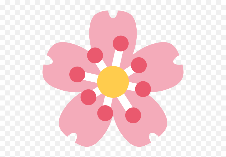 Twemoji 1f338 - Cherry Blossom Emoji,Twemoji