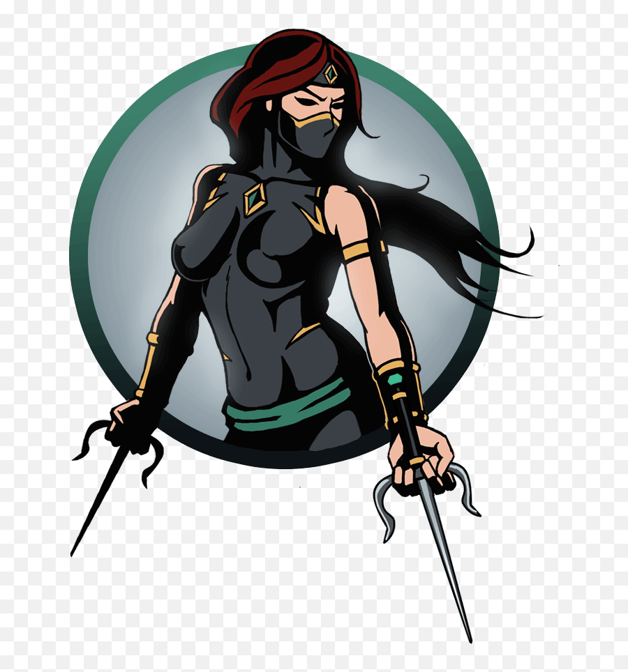 Ninja Emoji Transparent Png Clipart - Shadow Fight 2 Ninja Girl,Is There A Ninja Emoji