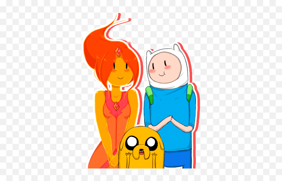 Top Flame Princess Stickers For Android - Finn Flame Princess Family Emoji,Flame Emojis