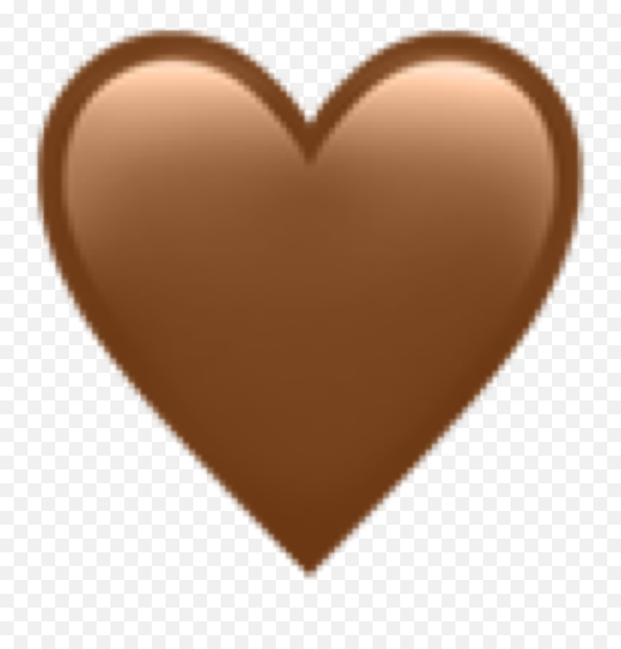 Iphone Heart Corazon Marron Aesthetic Emoji Bronze Emoji Free Transparent Emoji Emojipng Com