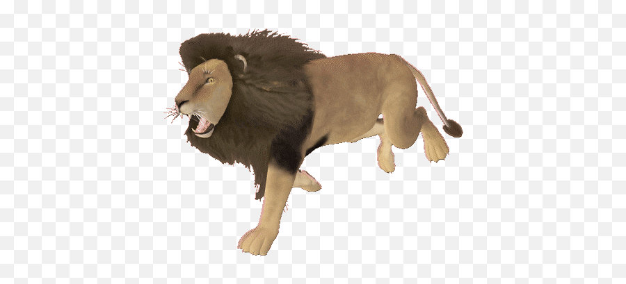 Lion King Stickers For Android Ios - Running Lion Animated Gif Emoji,Lion Emoji Android