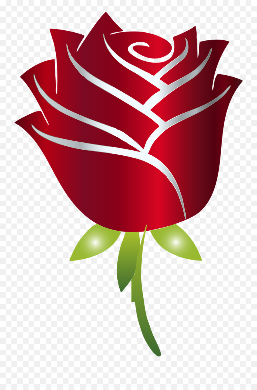 Stylized Rose Flower Floral Red - Clip Art Kentucky Derby Emoji,Muslim Emoji Keyboard