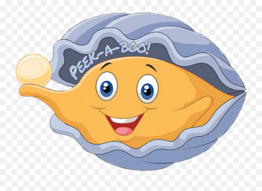 Colormehappy Oyster Pearl Pearlinoyster - Oyster Cartoon Emoji,Peek A Boo Emoji