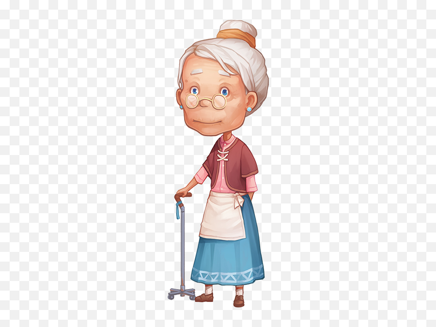 Old Woman Transparent Png Clipart - Illustration Emoji,Old Man Old Woman Emoji