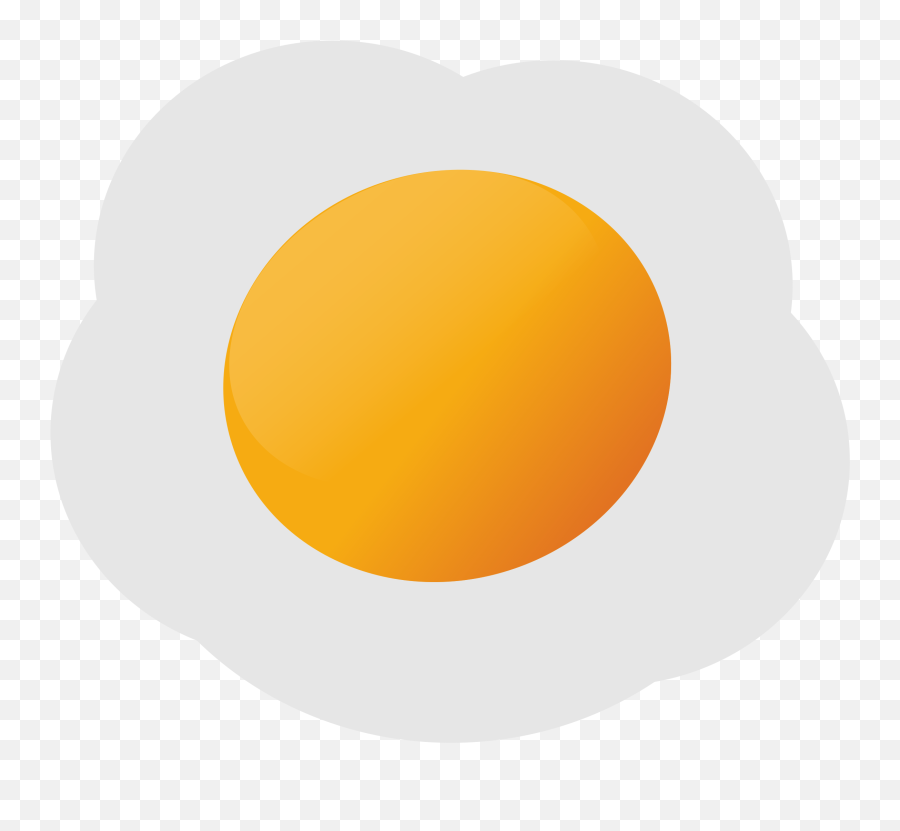 Fried Egg Vector Clipart Image - Transparent Background Egg Clip Art Emoji,Costa Rica Flag Emoji