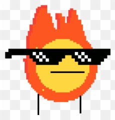 Pixilart - Mlg Gamer Emoji,Fire Emoticon