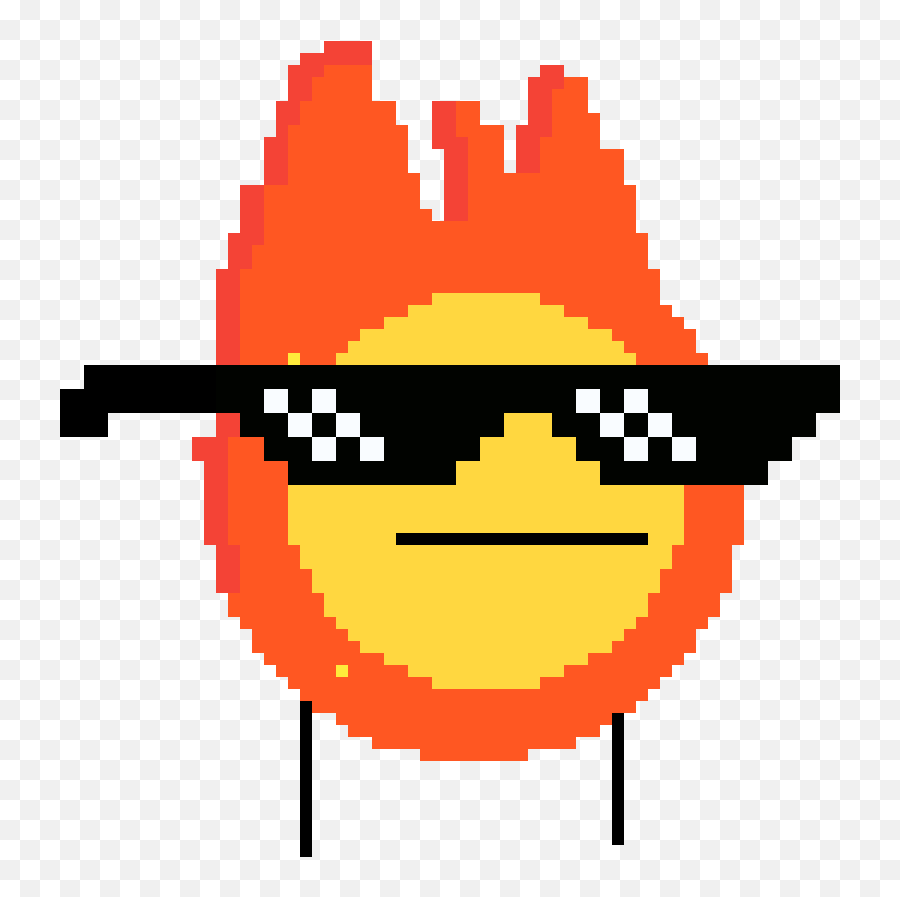 Pixilart - Mlg Gamer Emoji,Fire Emoticon