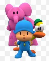 Animation Cartoon 3D computer graphics Desktop Wallpaper - Pocoyo Pato And Elly Emoji