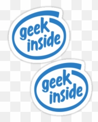 Geek Stickers And T - Shirts U2014 Devstickers Geek Inside Png Emoji,Geeky Emoji