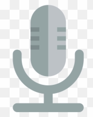 Microphone Icon - Flat Png Emoji