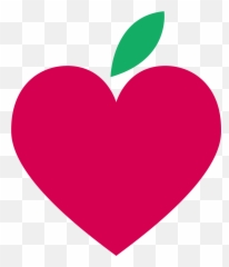 Apple Hearts 15981855 Transprent Png Free Download - Clip Art Emoji