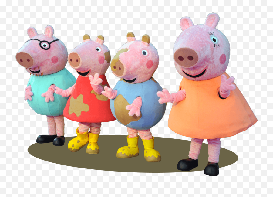 Download Cartoon Pig Family - Peppa Pig Train Ytp Emoji,South Africa Emoji