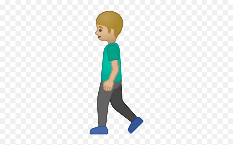 Medium - Transparent Girl Walking Clipart Emoji,Emoji With Arms