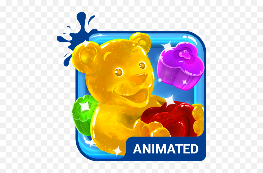 Jelly Bears Animated Keyboard Live Wallpaper U2013 Apps Bei - Icon Emoji,Fireworks Emoji Animated Android