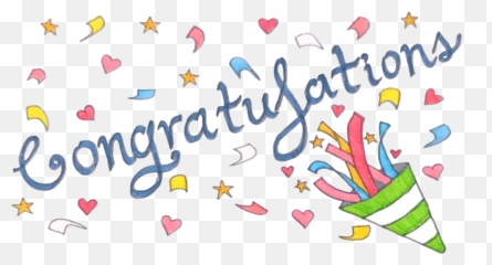 Congratulations Sticker - Clip Art Emoji