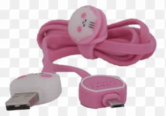 Icarer Family Emoji adatkábel microUSB 1m rózsaszín - Portable