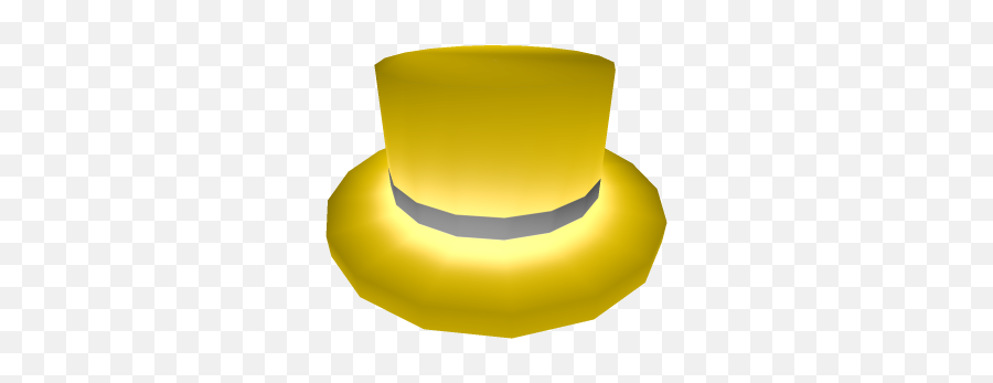 Golden Top Hat Roblox - Costume Hat Emoji,Top Hat Emoji