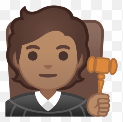 Judge Emoji Clipart -
