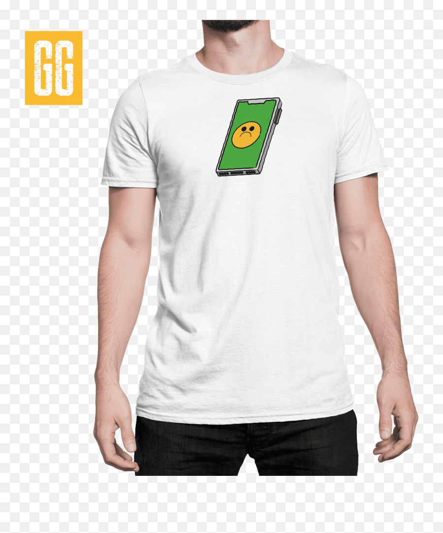 Gg Clothing Sad Phone Emoji Tshirt Cotton Tee Printed Shirt T - Shirt Tee Graphic Tshirt For Men For Women Tshirts On Sale Funny Guitar T Shirts,Emoji Tee Shirt