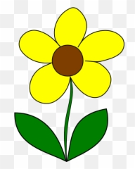 Yellow Flower Clip Art At Vector Png - Clipart Emoji