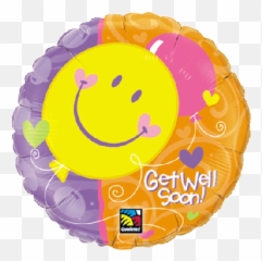 Get well Soon Foil balloons - Well Emoji