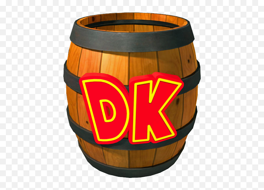 Donkey Kong Barrel - Donkey Kong Barrel Png Emoji,Barrel Emoji