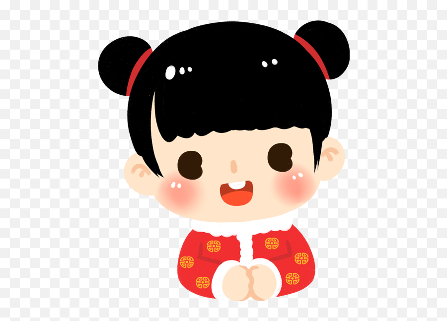 Chinese - Chinese Cartoon Png Emoji,Chinese Girl Emoji - free ...