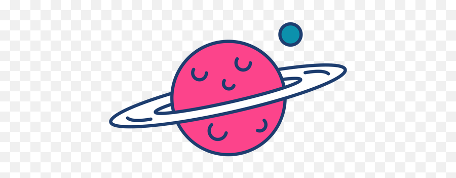 Colorful Saturn Planet Stroke - Transparent Png U0026 Svg Vector Planeta Png Emoji,Pisces Emoticon