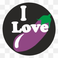 I Love Eggplant - Graphic Design Emoji,Eggplant Emoji Png
