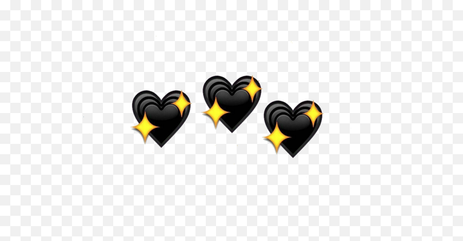 King Crown Emoji Black X Iphone - Black Heart Crown Transparent,Black X Emoji