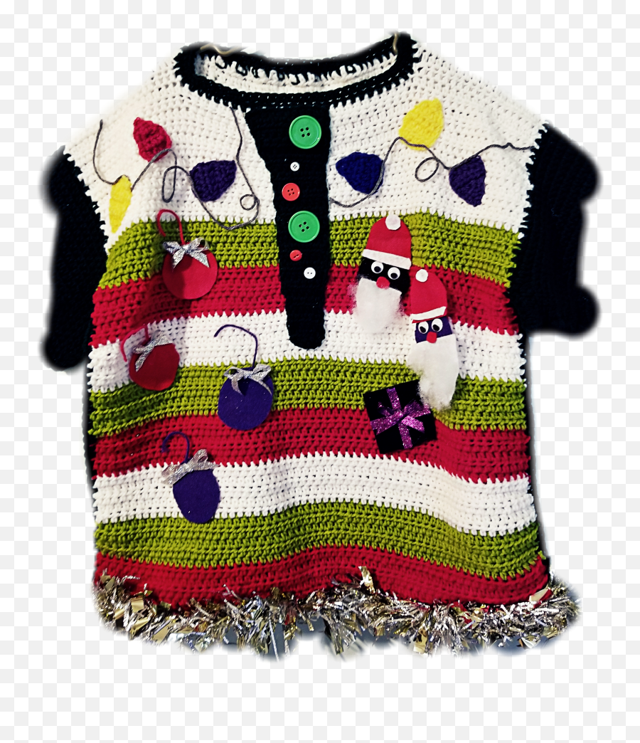 Ugly Christmas Sweater - Woolen Emoji,Emoji Christmas Sweater