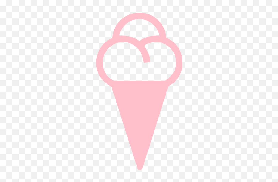 Pink Ice Cream 2 Icon - Ice Cream Icon Pink Emoji,Ice Cream Sun Cloud Emoji