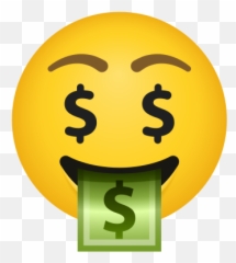 Money Mouth Face Icon - Number Emoji