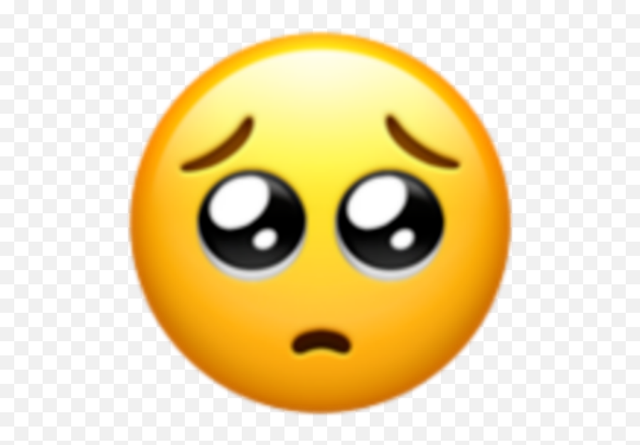Sad Iphone Iphoneemoji Emoji Emojis Emojisticker - Sad Puppy Eyes Emoji,Sad Emoji
