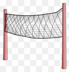 Volleyball Net Vector Image - Transparent Clipart Emoji