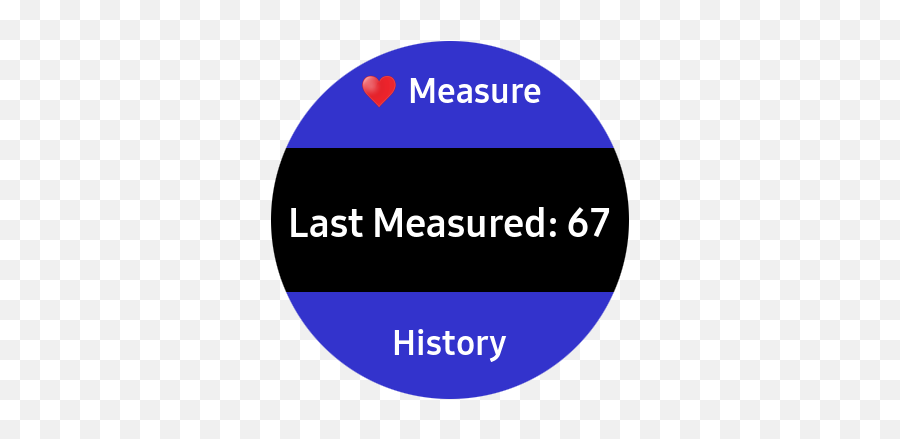 Use Tizen Web To Measure Heart Rate - Circle Emoji,Heart Rate Emoji