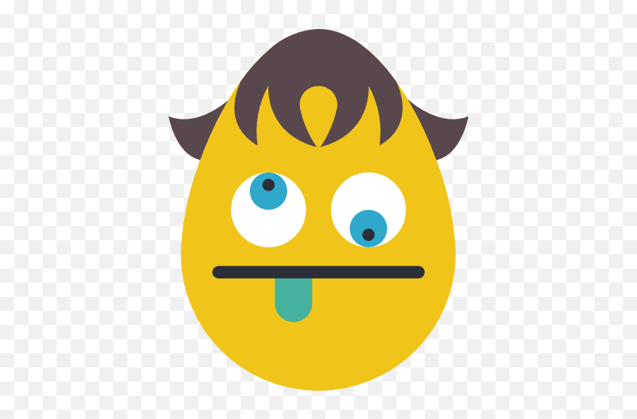 Crazy - Icon Emoji,Crazy Eyes Emoji