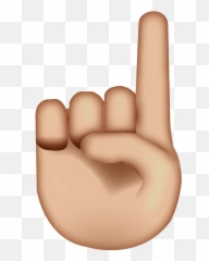 Hand Emoji Png Images Transparent Free Download - Pointing Up