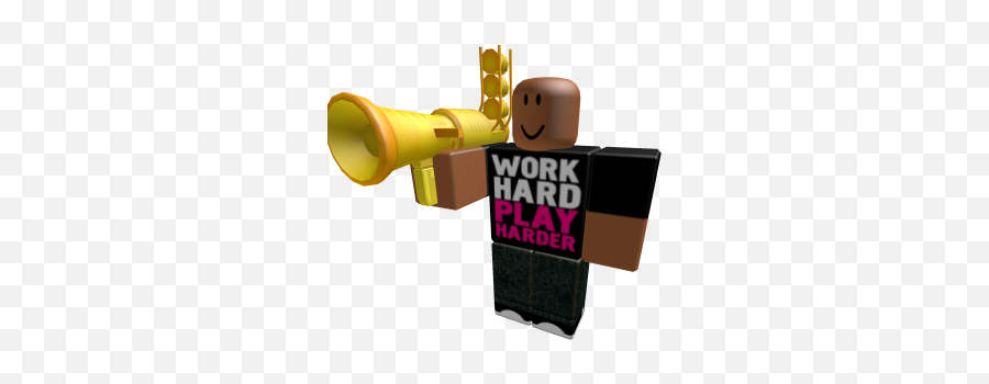 Profile - Work Play Harder Emoji,Trumpet Emoticon