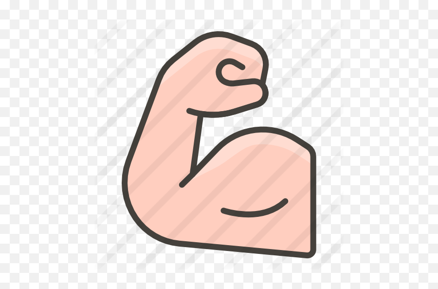 Muscle - Clip Art Emoji,Muscle Emoji Png