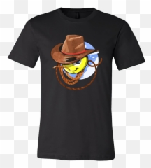 Cowboy Rodeo Yeehaw Emoji Cartoon Funny - Love Animals With Sauce On Them,Sombrero Emoji