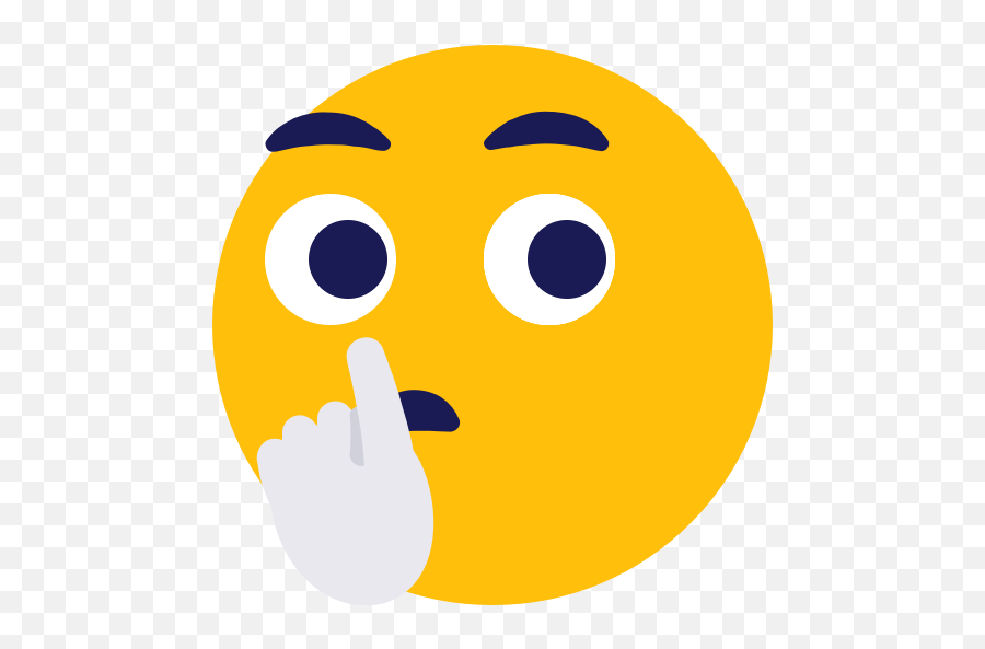 Emoji Quiet Shh Silence Icon - Shh Emoji,Shh Emoji