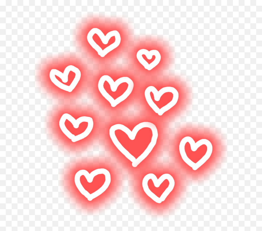 Heart Hearts Glowing Glowing Hearts - Hearts Glowing Png Emoji,Glowing Heart Emoji