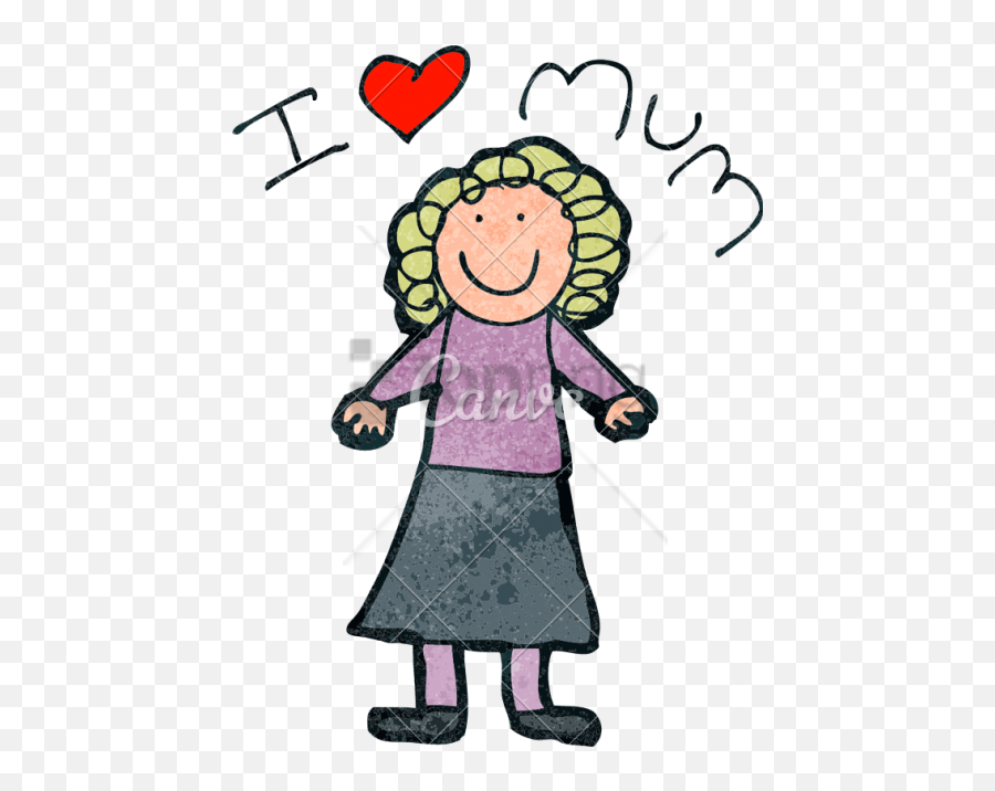 Mothers Day Drawings Free Download On Clipartmag - Child Drawing Of A Woman Emoji,Happy Mothers Day Emoji Art